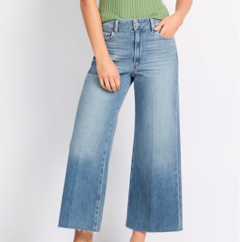 PAIGE‎ Anessa Raw Hem Jean Indigo Size 32 New With Tags